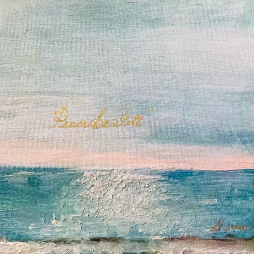 Canvas print “Peace be still”